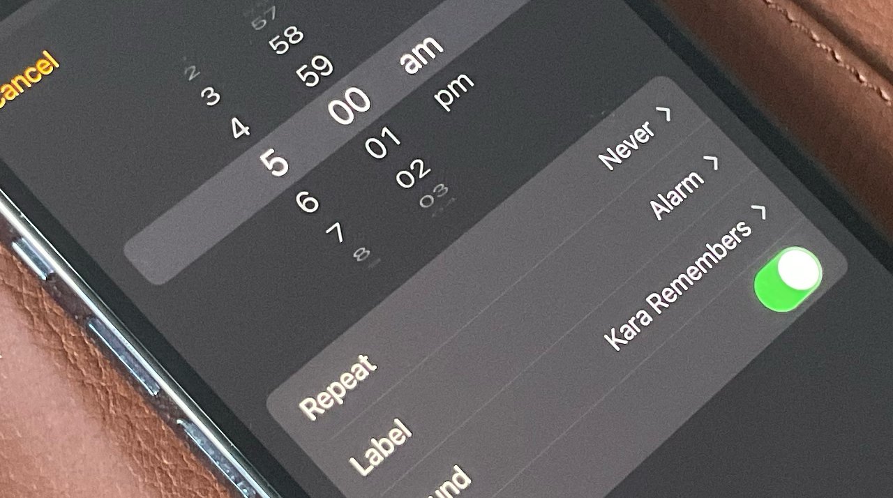 How to set an alarm on iOS 15 without scrolling the wheel AppleInsider