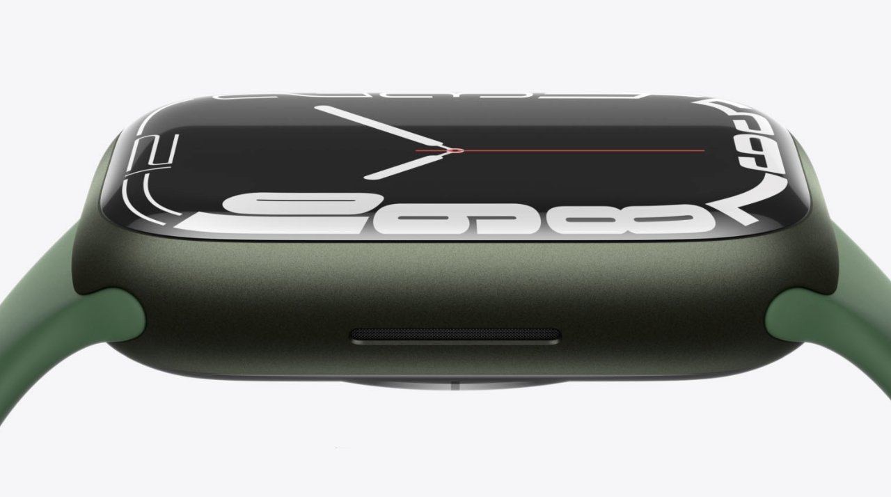 The Apple Watch Series 7 uses a new larger display.