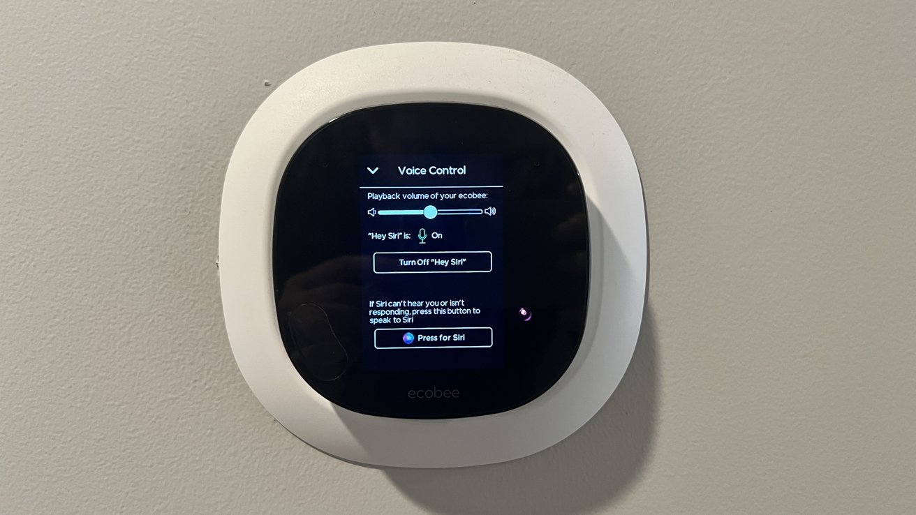 photo of Siri on Ecobee SmartThermostat review: Apple's smart assistant invades your home image