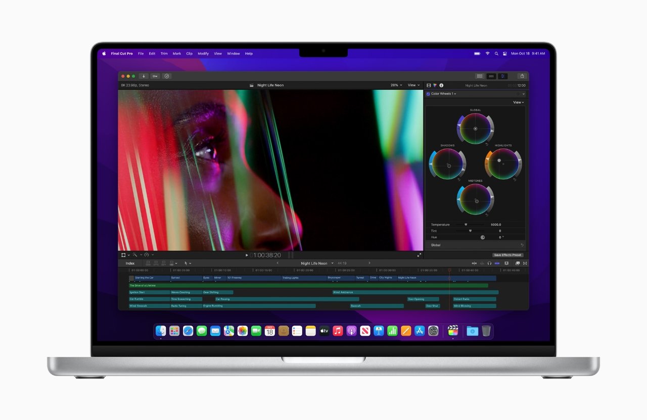 Final Cut Pro on the new 16-inch MacBook Pro