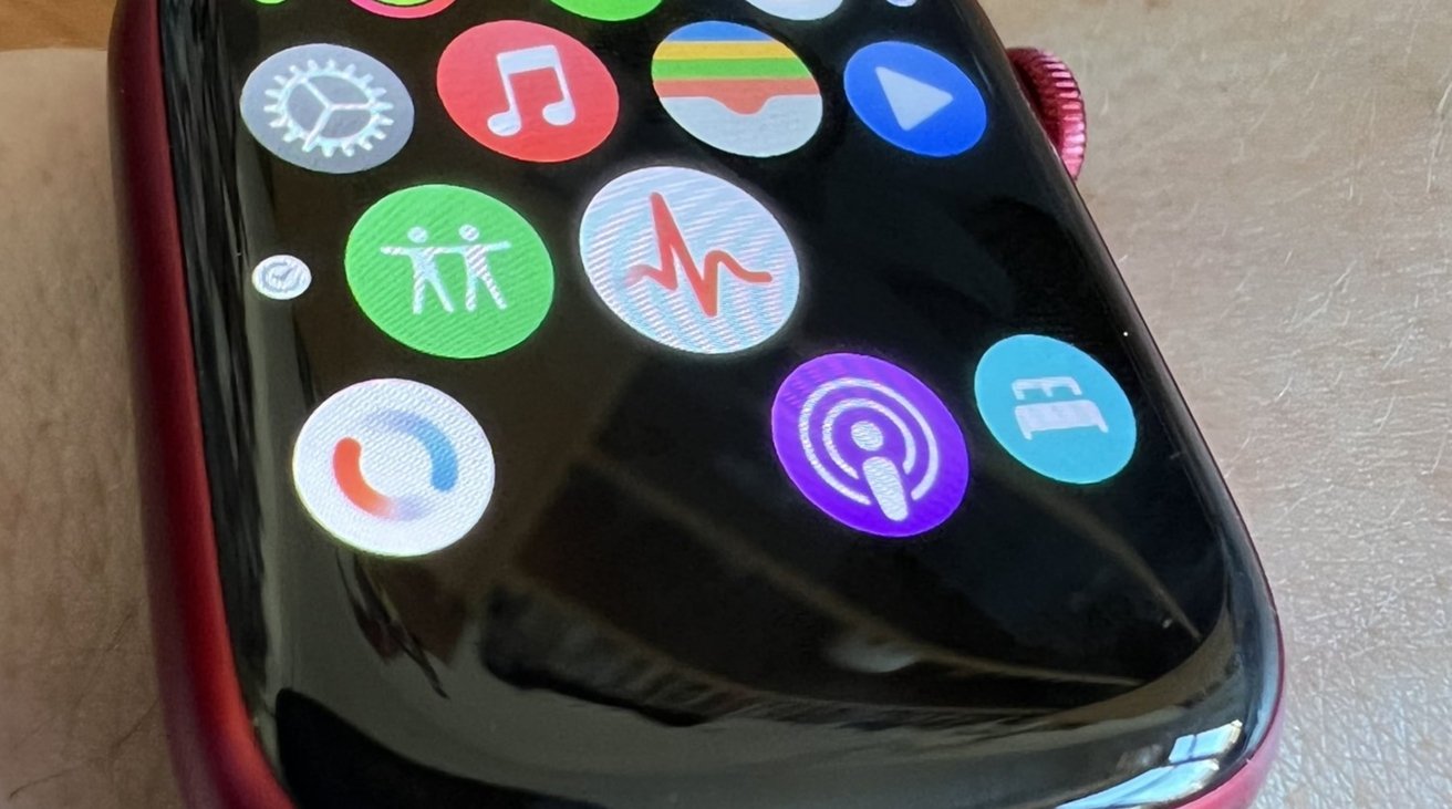 Where to find the i online icon on my apple watch