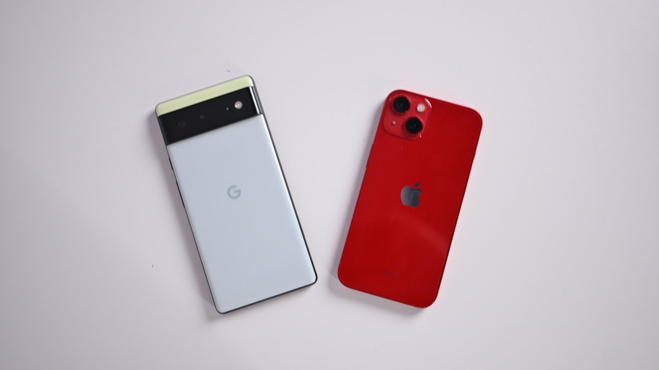 Pixel 6 and iPhone 13