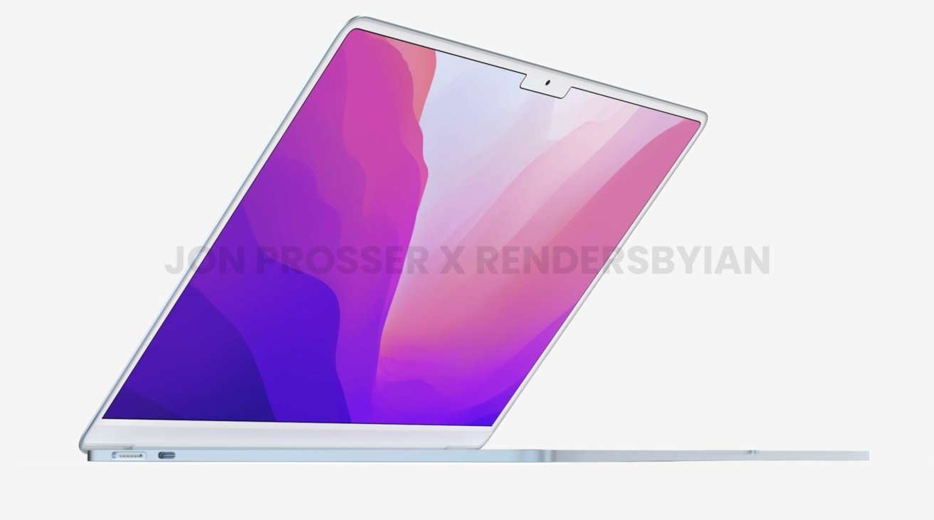 2022 MacBook Air renders [via FrontPageTech]