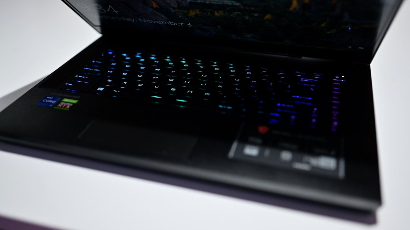 You get per-key RGB backlighting on MSI's notebook.
