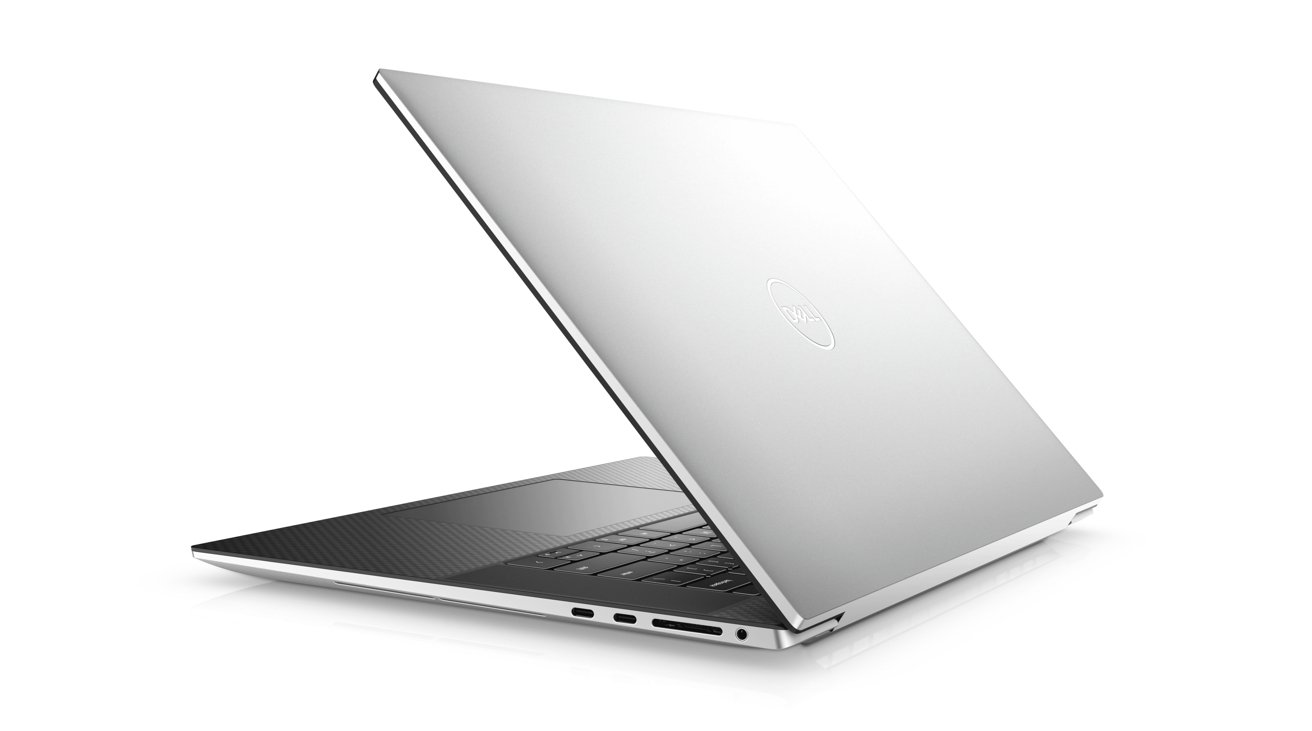 The Dell XPS 17 is very MacBook-like in its outward appearance. 