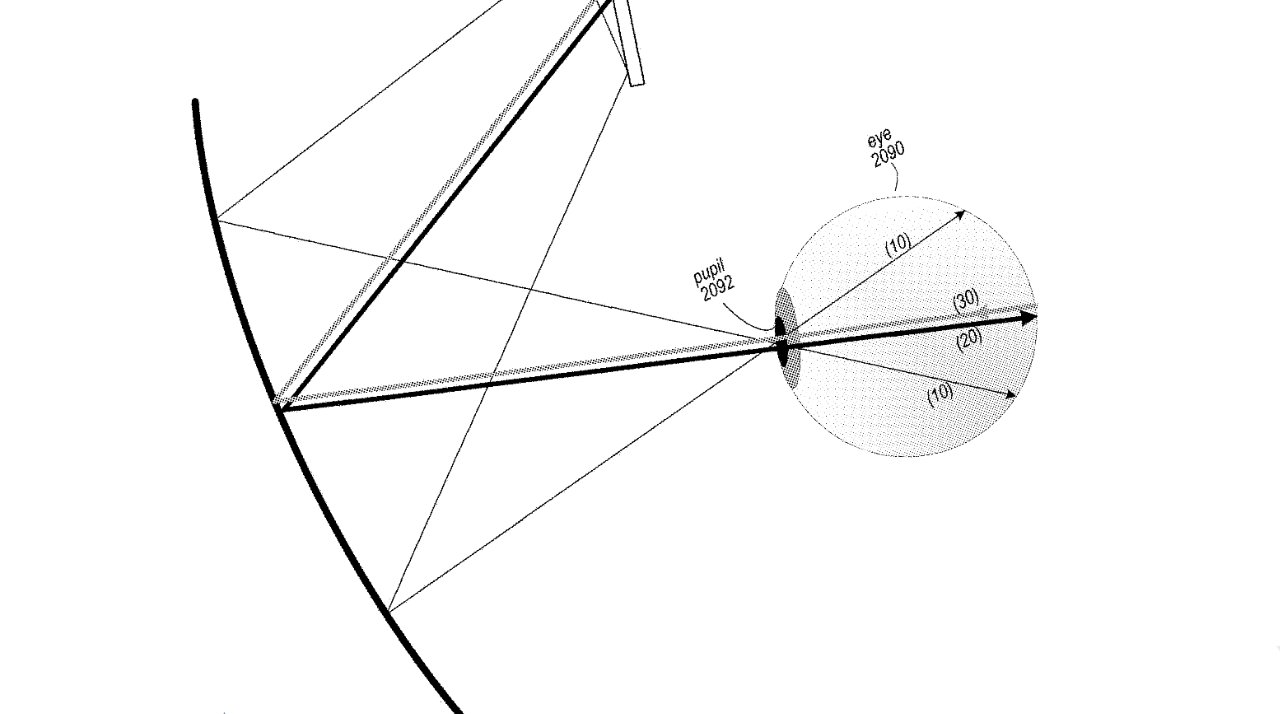 photo of 'Apple Glass' could project AR directly onto a wearer's retina image