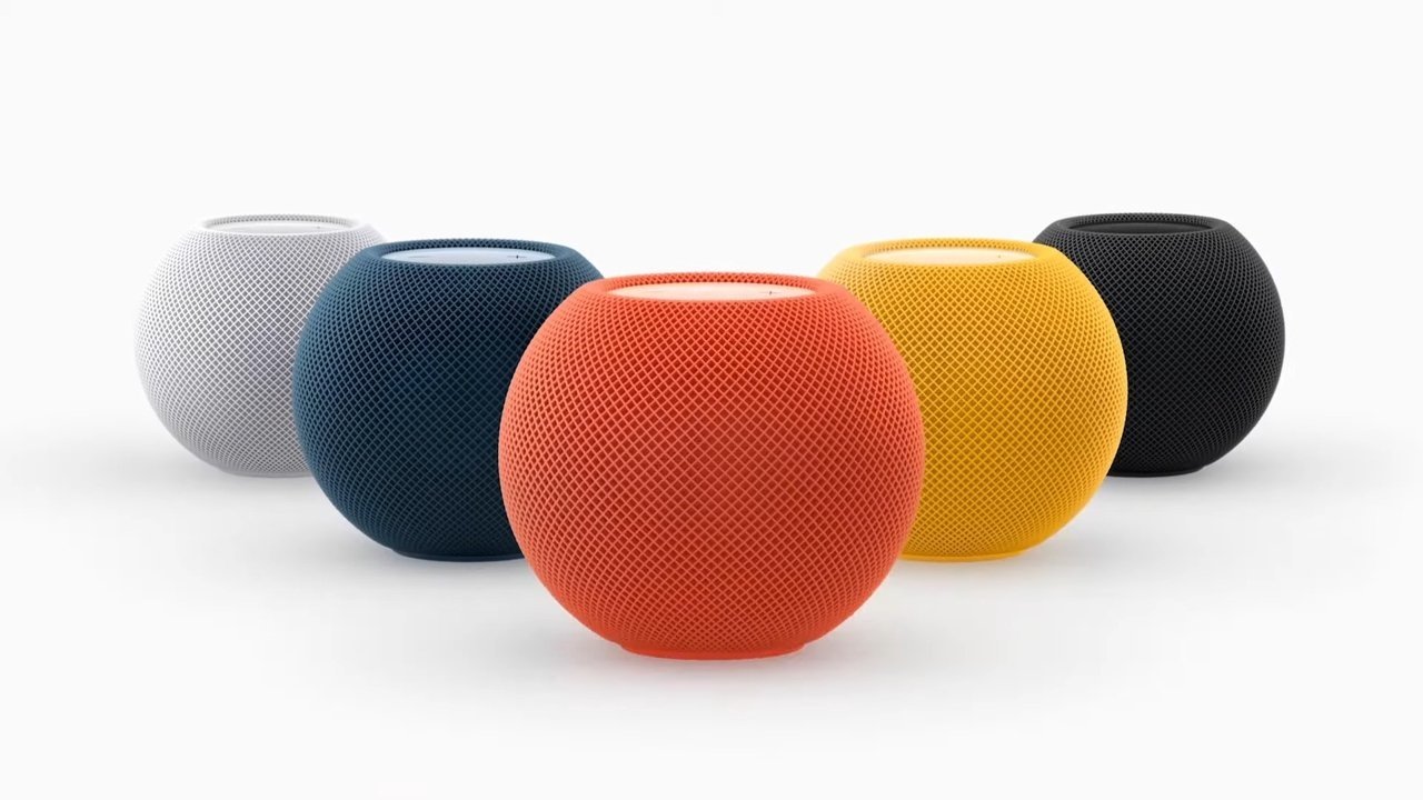 The HomePod mini now comes in many colors