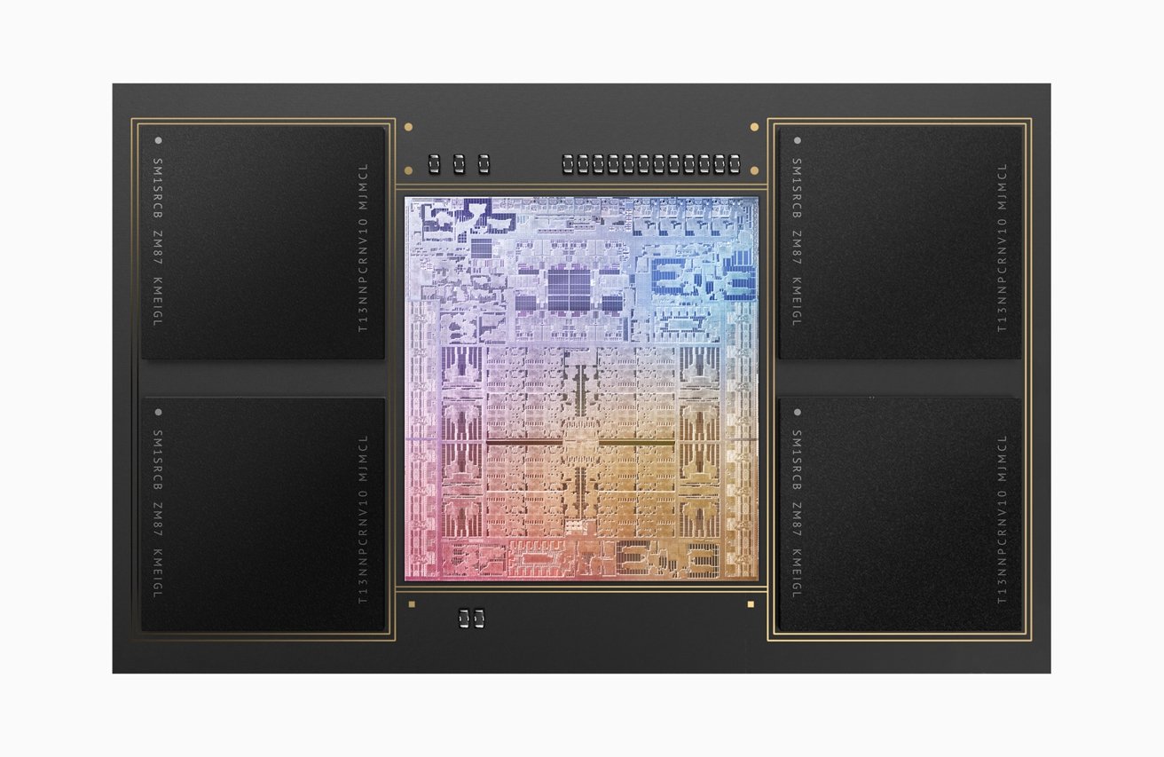 The M1 Max is longer, and has a higher memory bandwidth than the M1 Pro.