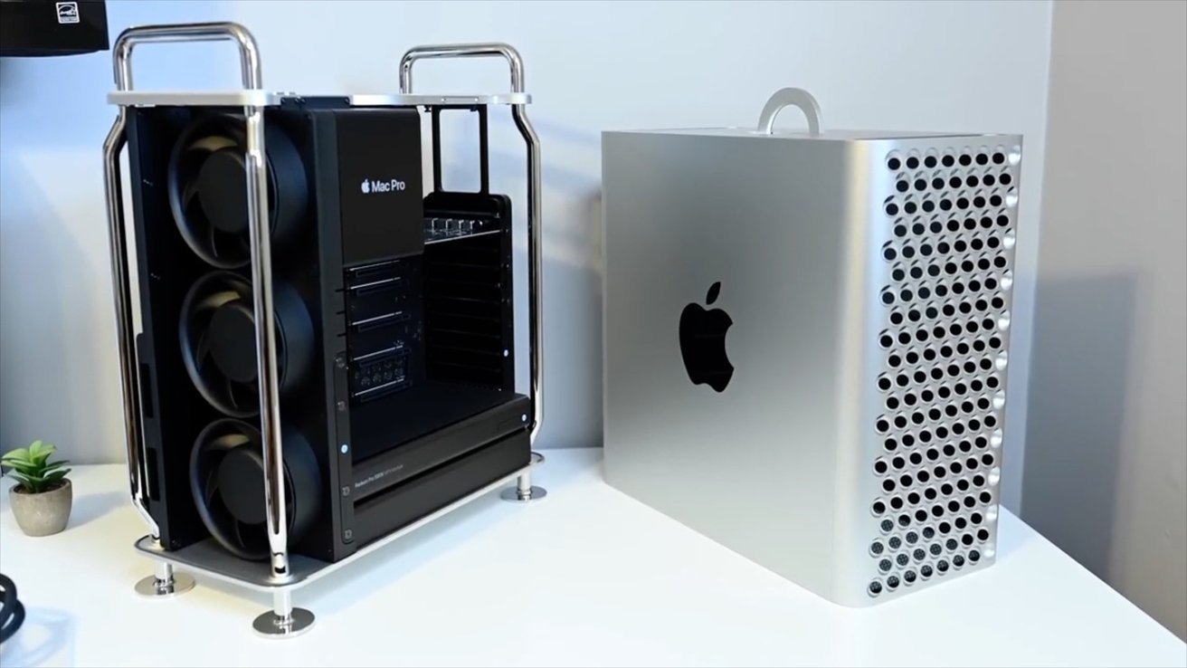 The Mac Pro's main benefits lie in its potential for upgrading, as well as its styling. 