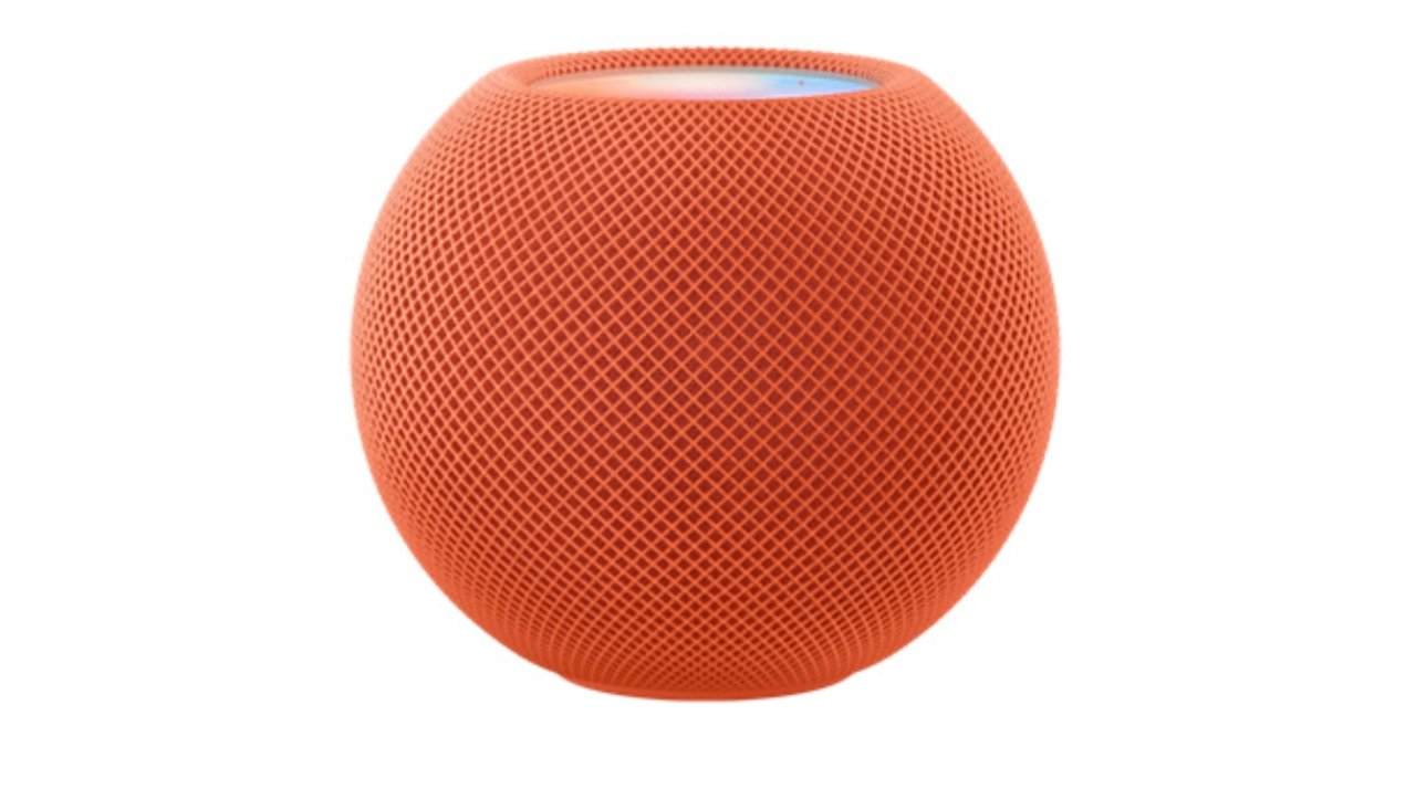 The new orange HomePod mini