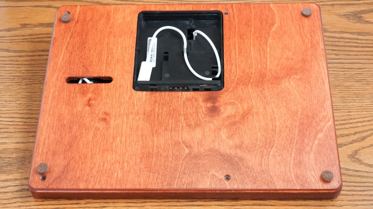 The Apple Watch Charger connects via a hidden USB-C port
