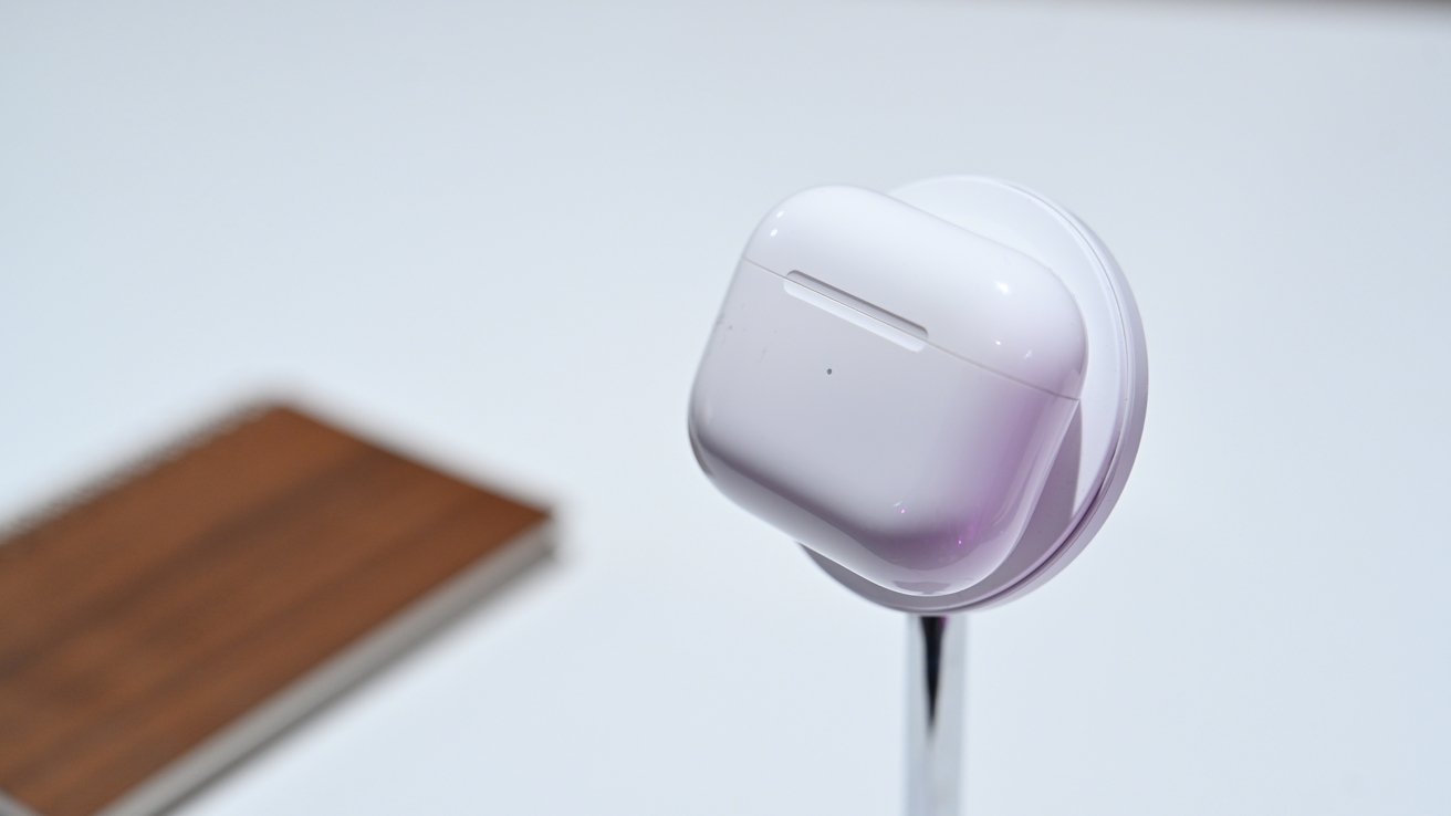 AirPods on the Belkin BoostCharge