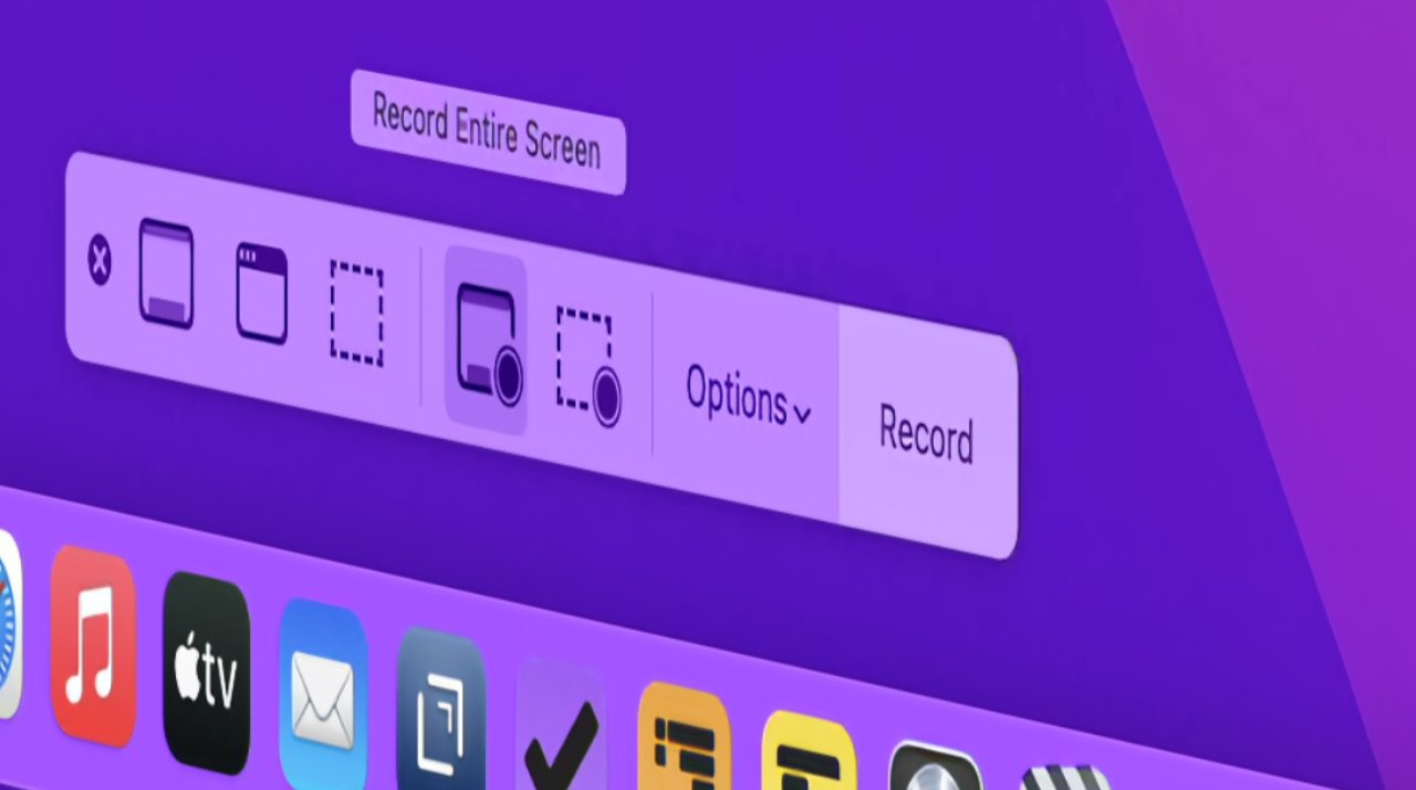 The Mac's built-in controls can record your screen for you