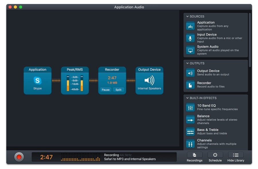 If you need to record audio on your Mac, Audio Hijack is the tool for you.