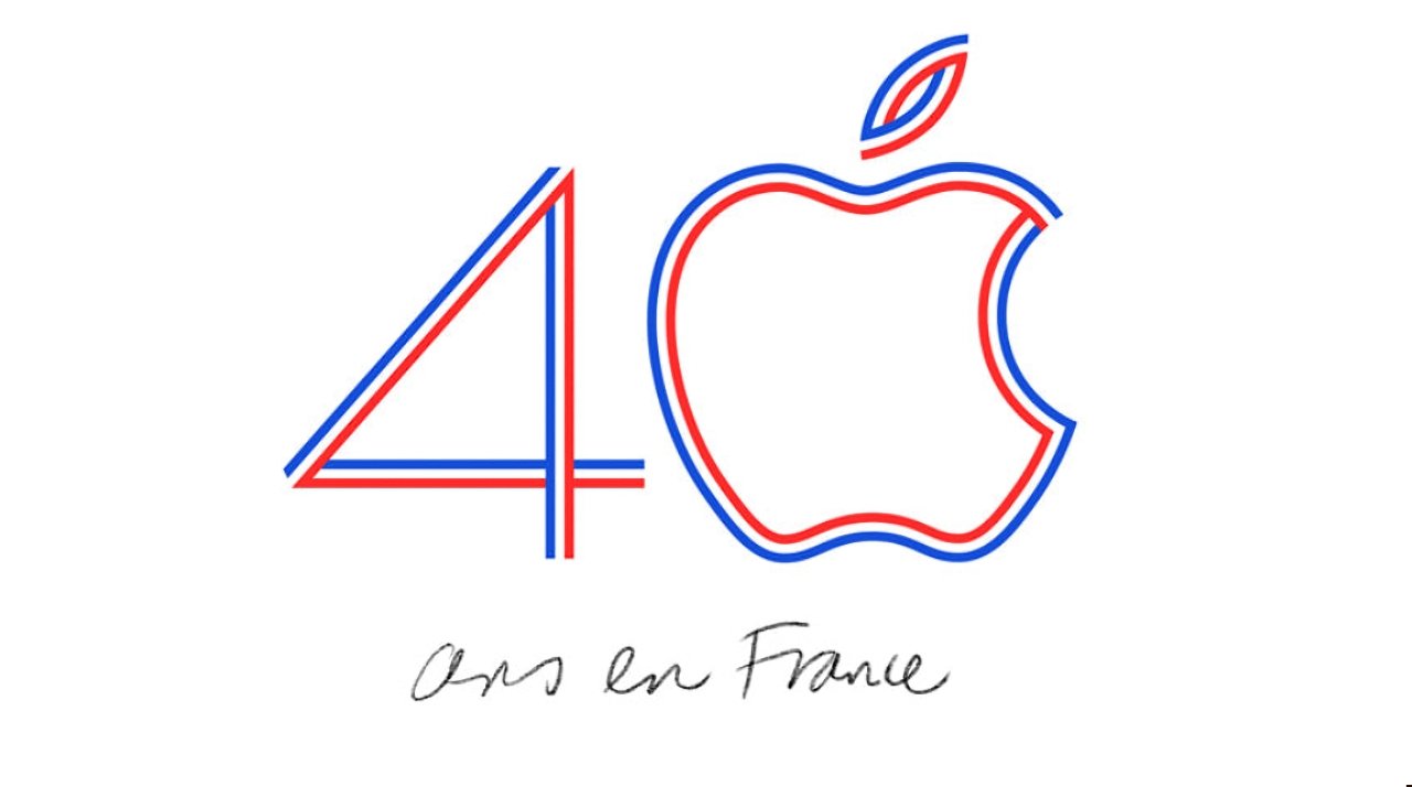 Apple marks 40 years in France