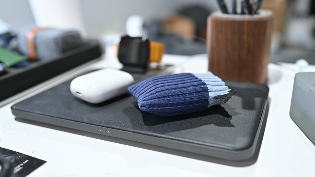 Wireless Charging AirPods 3 with Beanie on