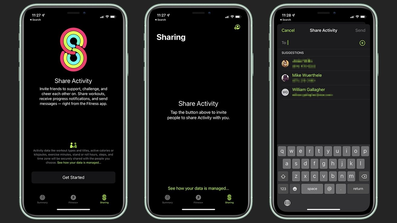 The best way to share Apple Watch Exercise progress with associates & household on watchOS 8