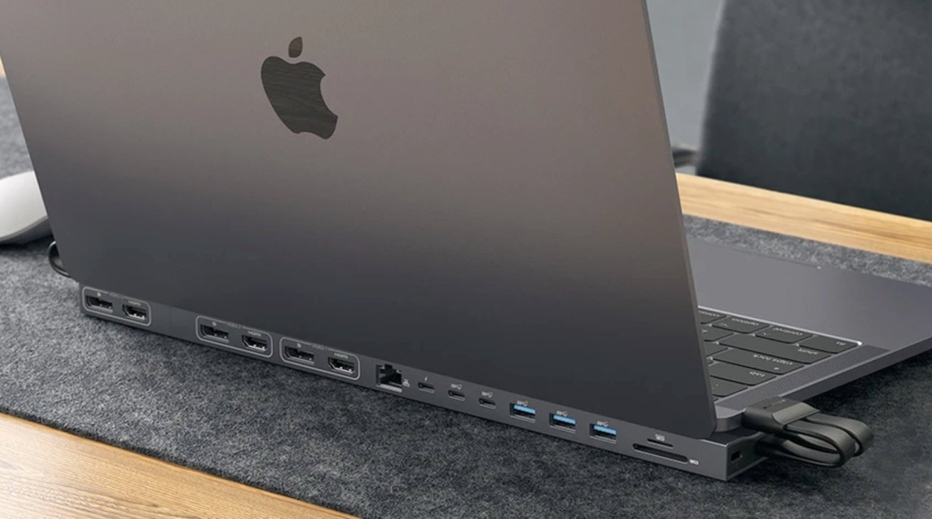 HyperDrive's new Docking Station runs up to 3 screens on a MacBook Pro