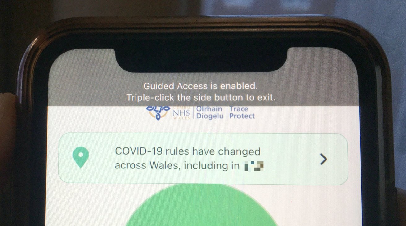 Guided Access can stop others from snooping outside the app. 