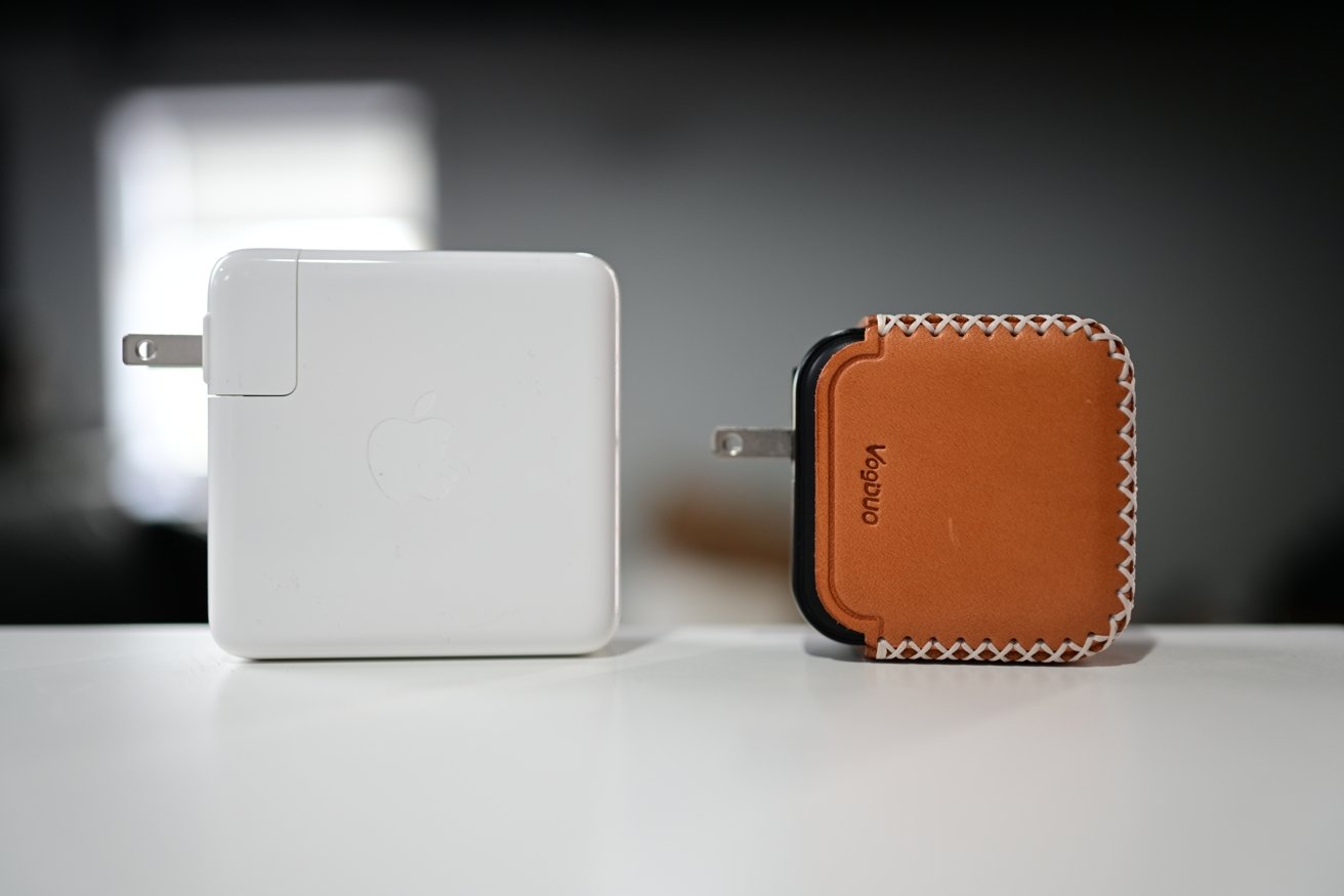 Apple's 96W USB-C charger versus the VogDUO