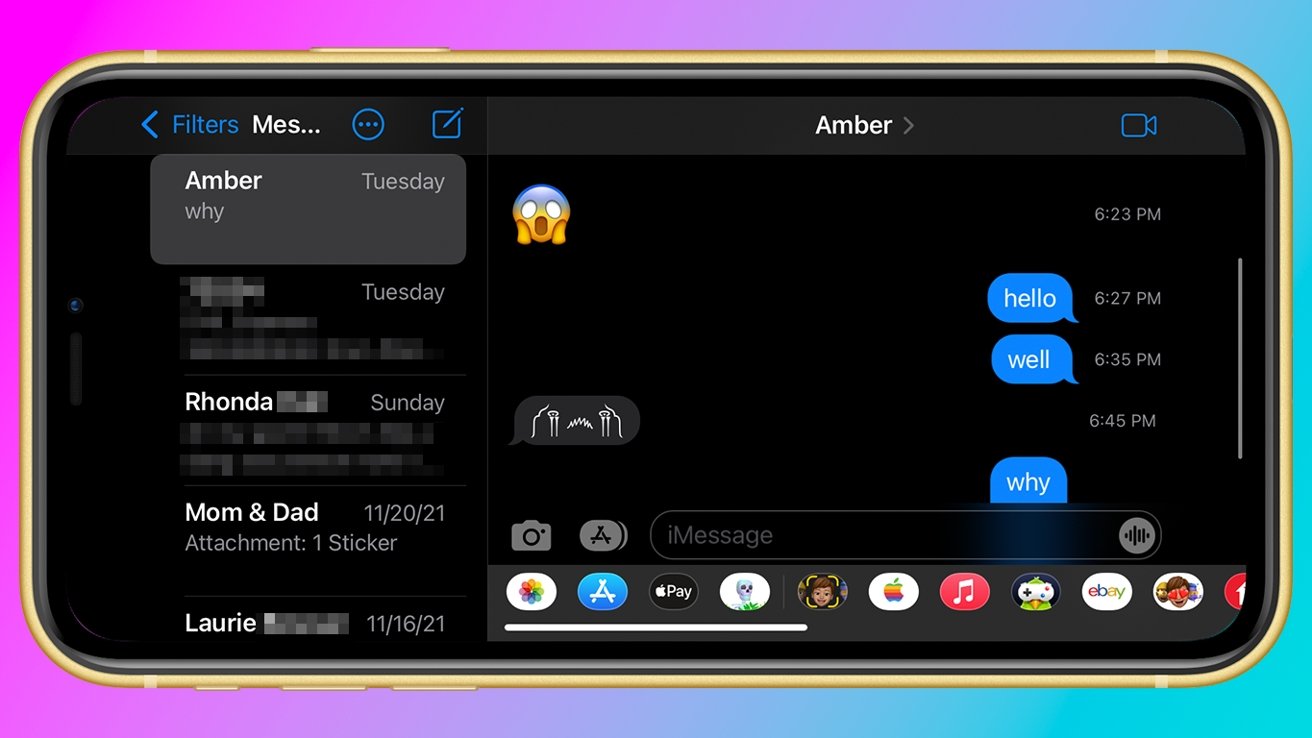 Find out how to present timestamps in Messages in macOS Monterey and iOS 15