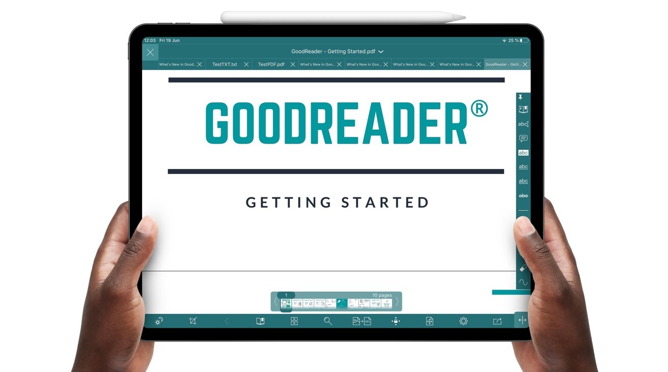 GoodReader has existed for over a decade, and is one of the best PDF-reading apps available today. 