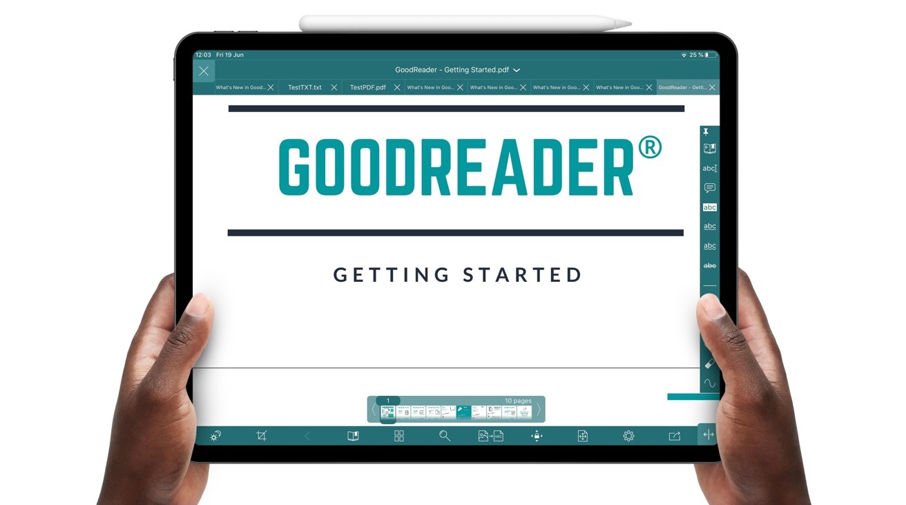 GoodReader has existed for over a decade, and is one of the best PDF-reading apps available today.