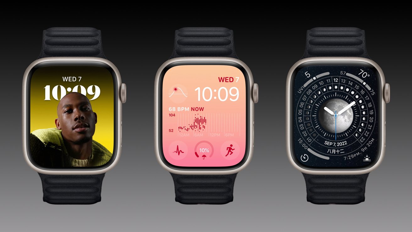 Customize Apple Watch with a wide selection of watch faces