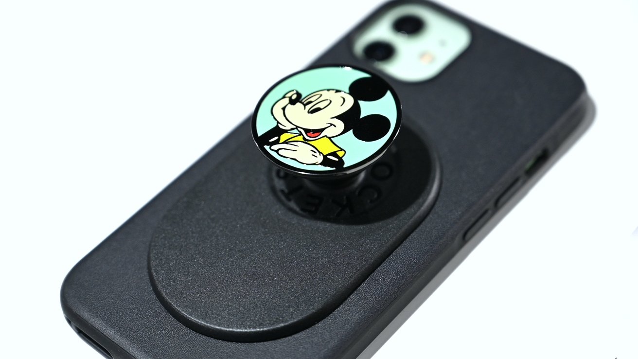 PopGrip with an enamel Mickey Mouse PopTop