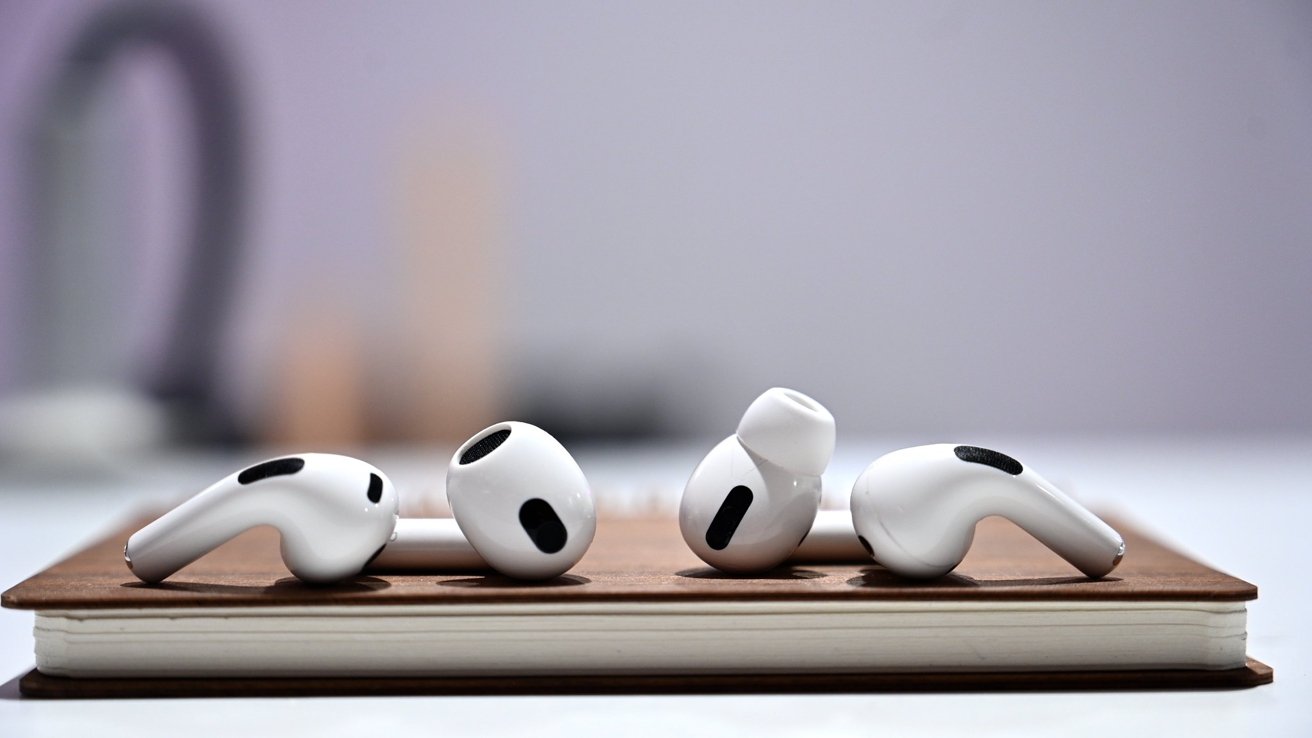 Apple's third-gen AirPods and AirPods Pro.