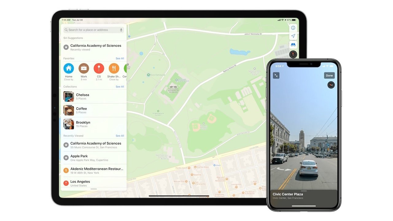 Apple Maps on iPhone and iPad