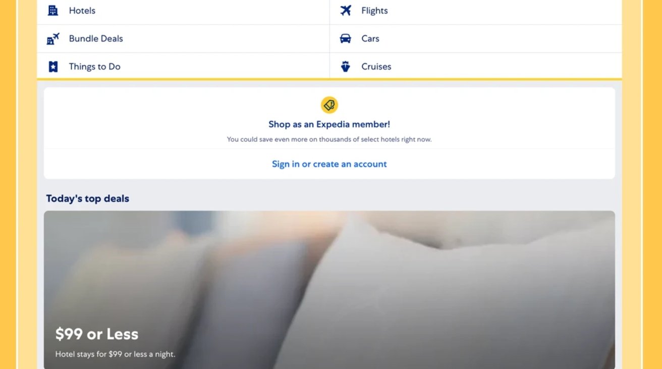 Expedia is a great one-stop app for your flights, hotel, and other travel needs.