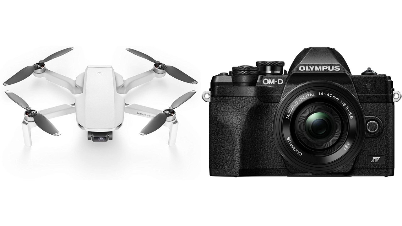 camera and drone