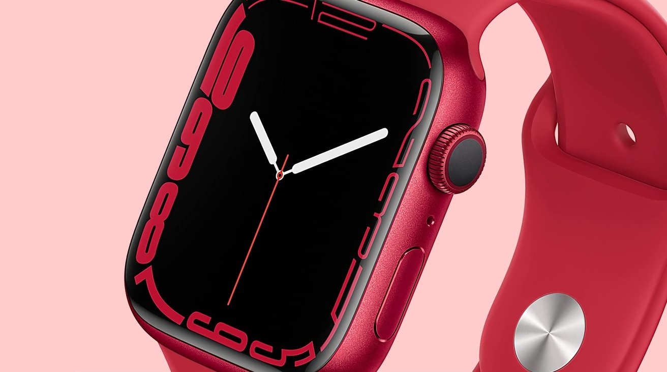 Apple Watch series7 45mm GPS product RED-