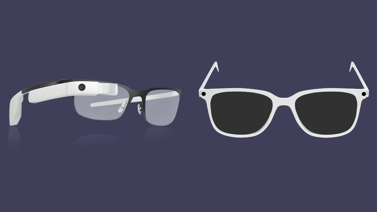 Google Glass (left) has a tech-focused style