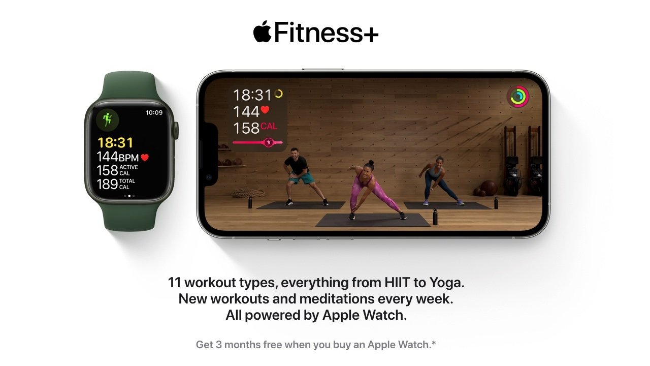 Apple Fitness+ homepage takeover