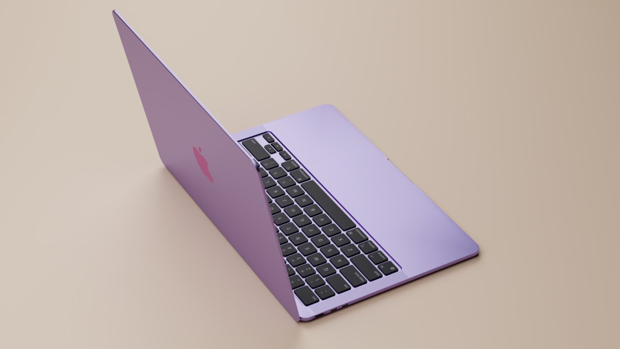 A new color like purple could be introduced with the 15-inch MacBook Air