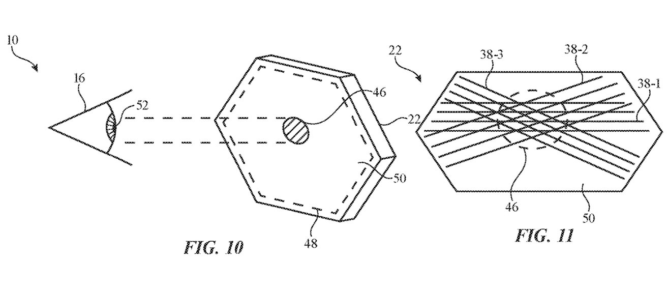 Adjustments to a lens could be made by electrodes, depending on where a user is looking.