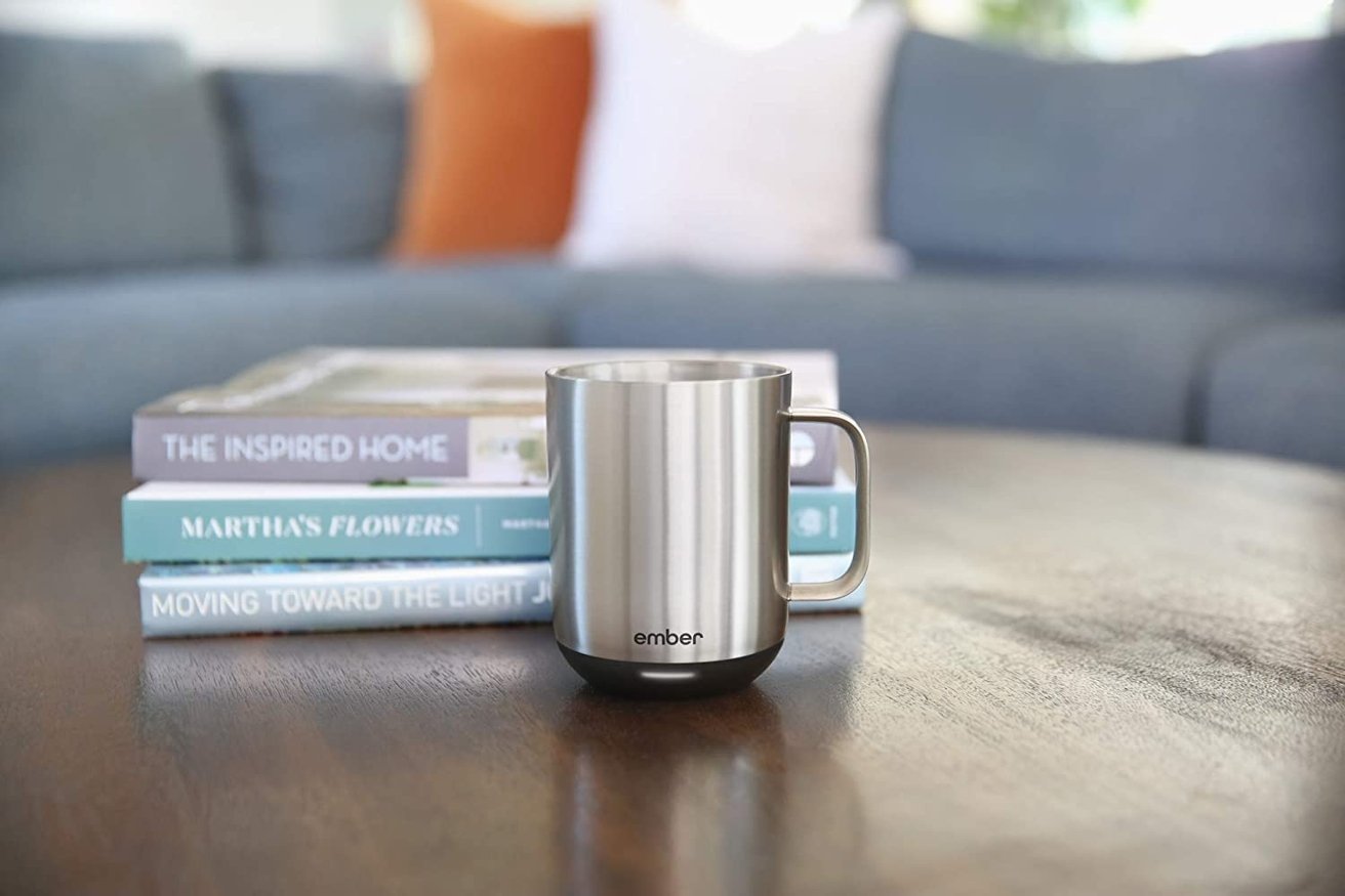 Ember Smart Mug in stainless steel
