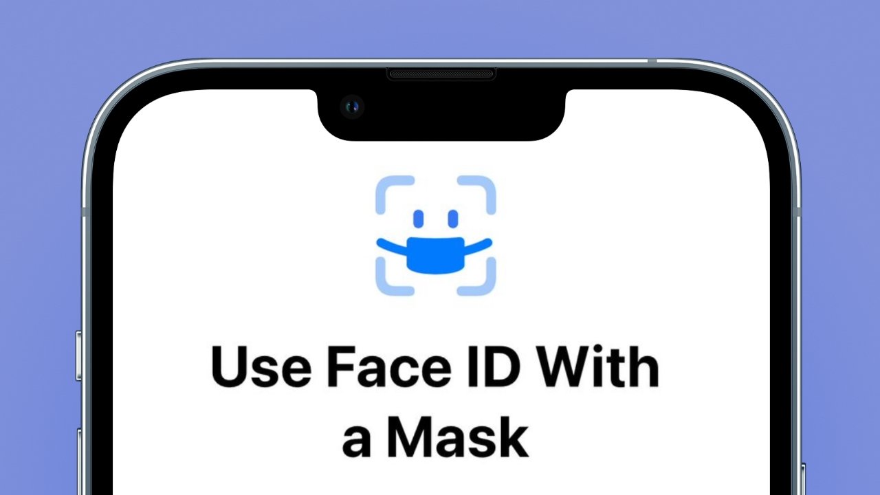 photo of Face ID works while wearing a mask in the iOS 15.4 beta image
