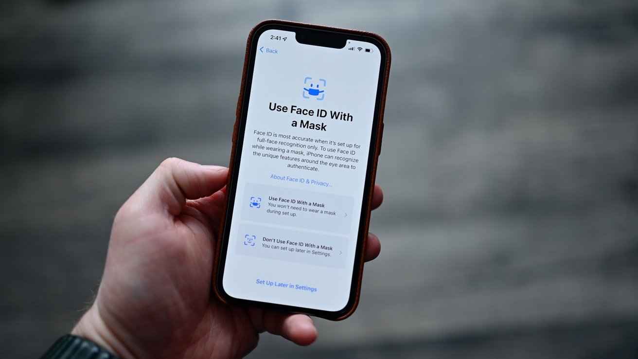Use Face ID with a mask