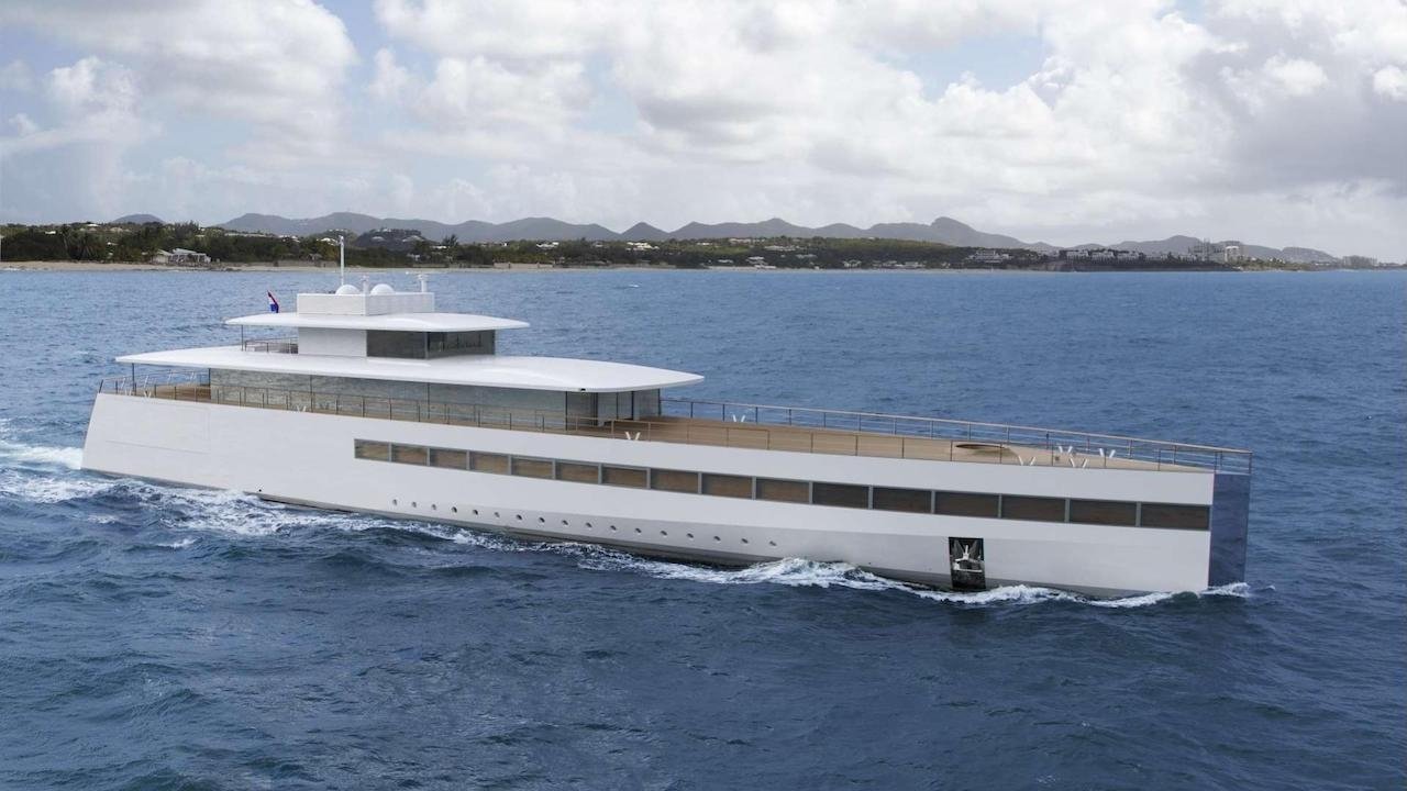 Venus, the high-tech yacht built for Steve Jobs and now owned by Laurene Powell Jobs. Credit: Boat International