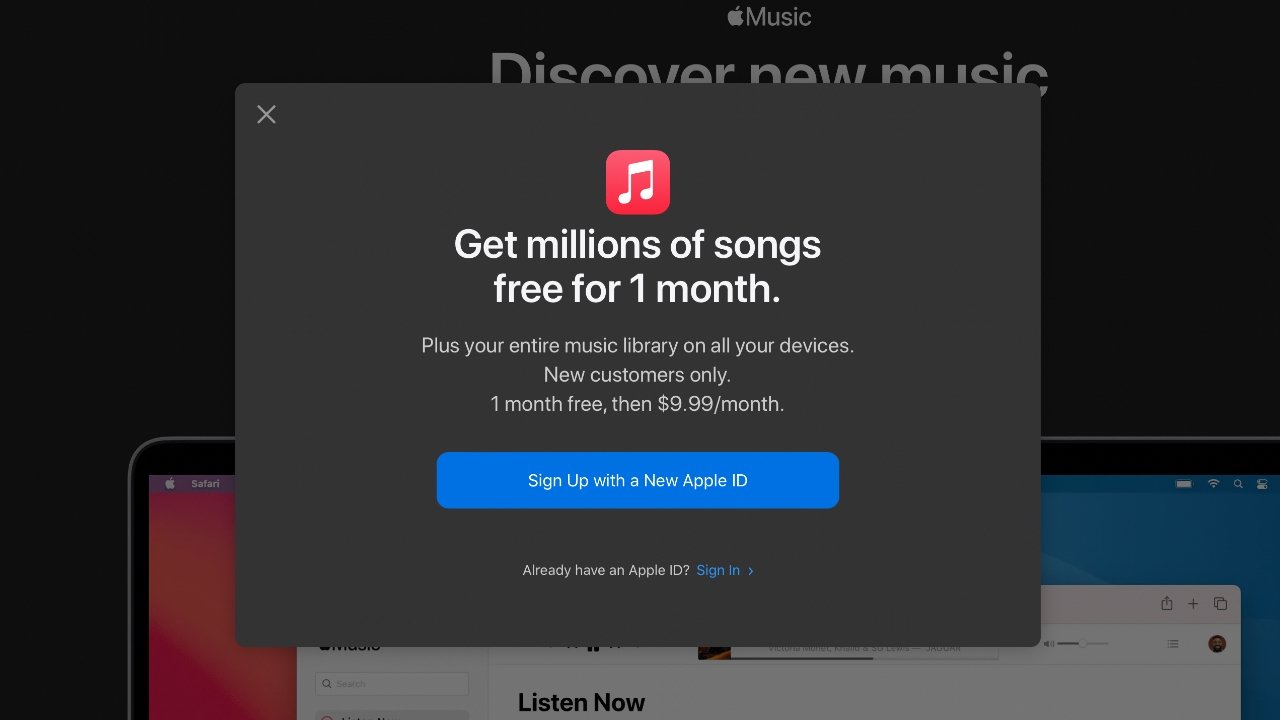 Apple Music Cuts Free Trial Period From Three Months to One Month