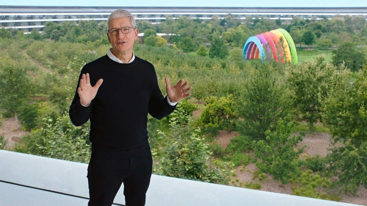 Tim Cook at Apple Park