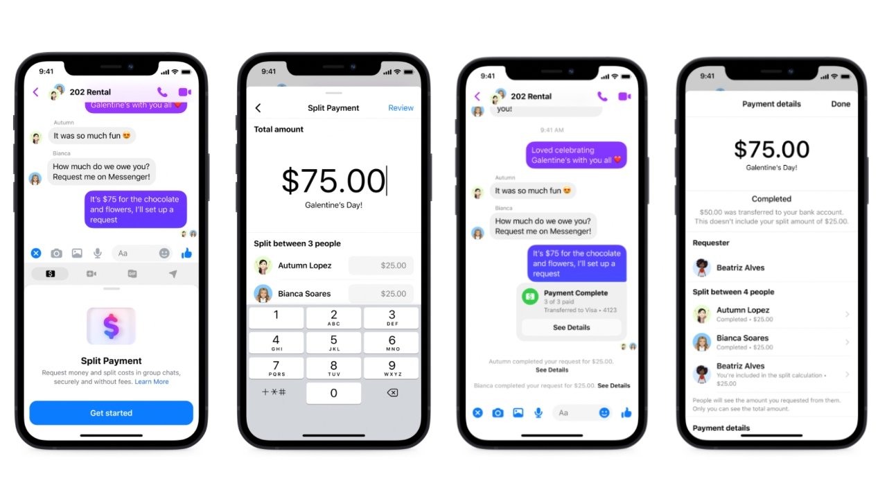 Facebook Messenger gets Split Payments feature