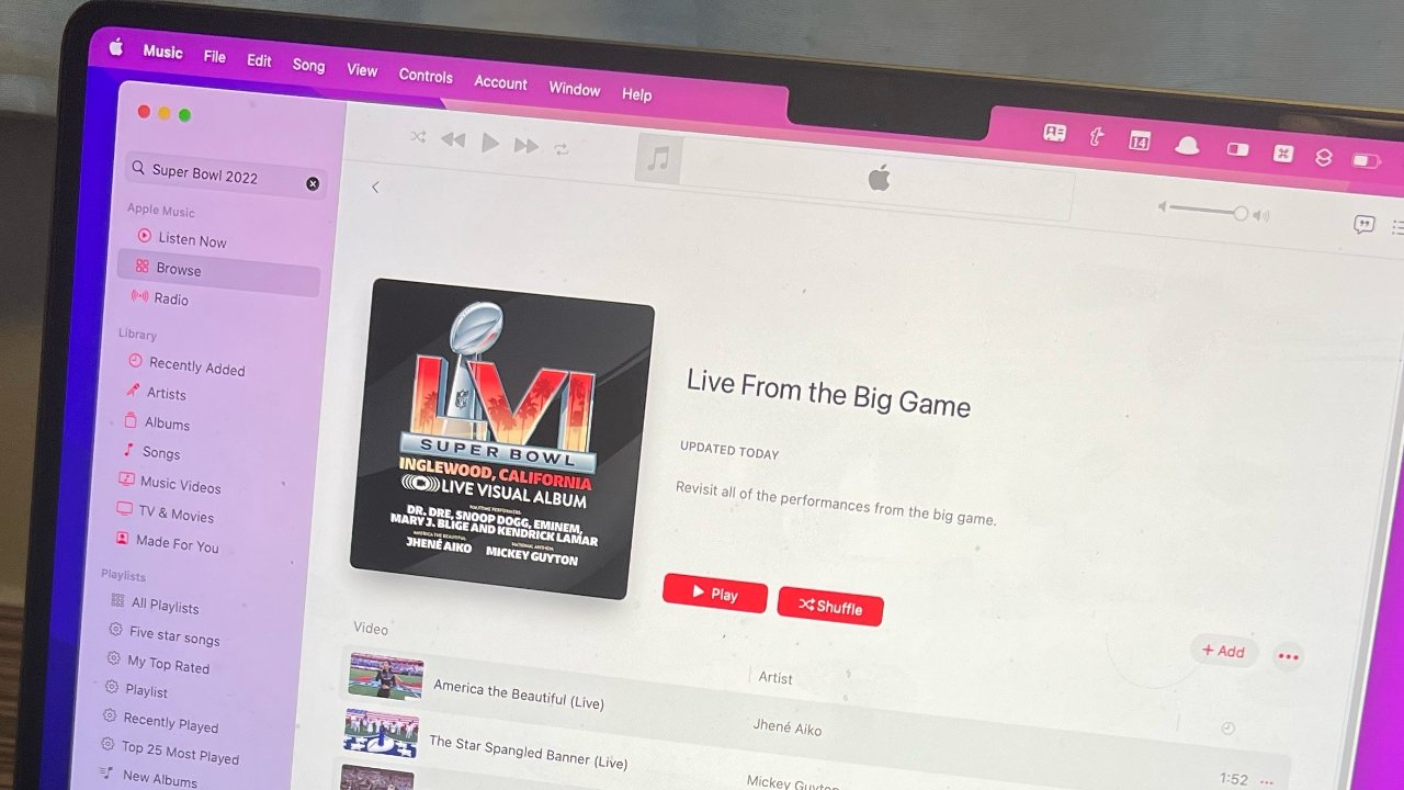 Rewatch the Super Bowl LVI Halftime Show on Apple Music
