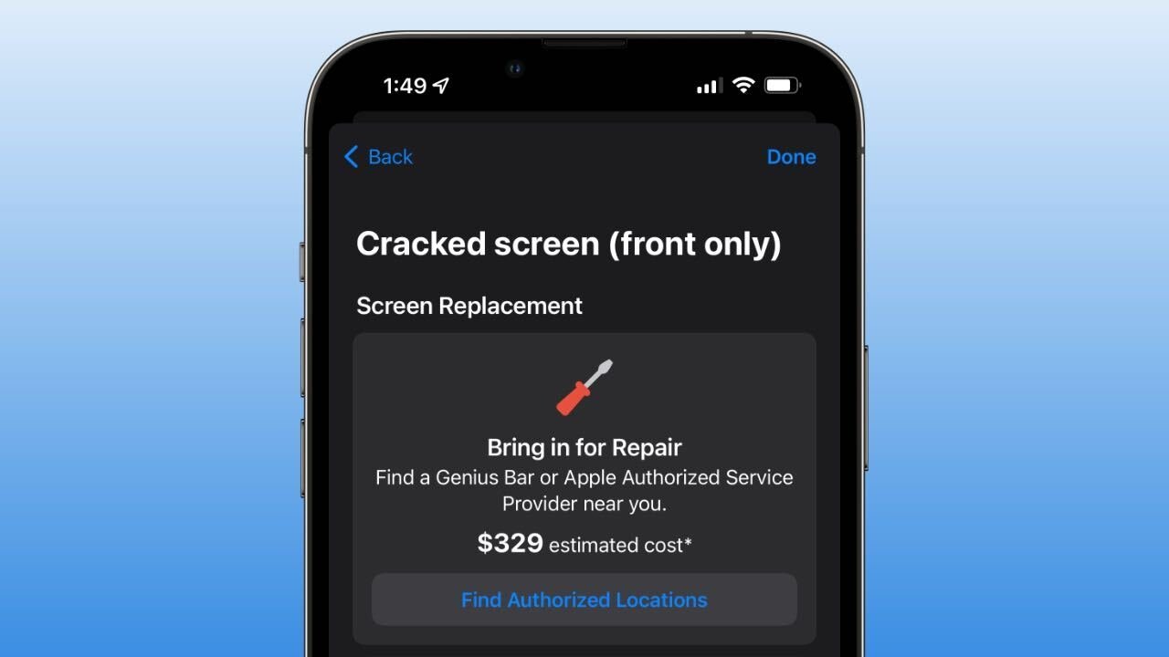 Support  Cracked Screen Repair