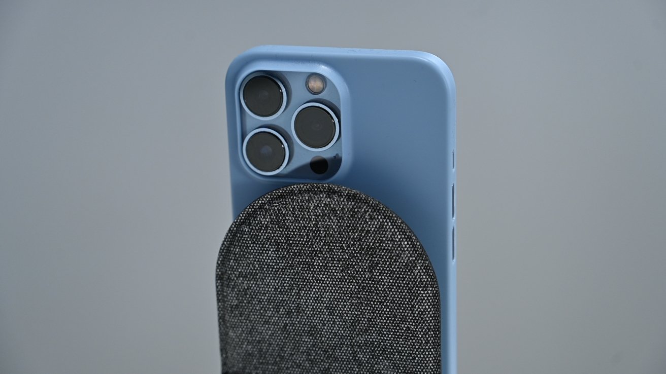 Mophie's stand from the back