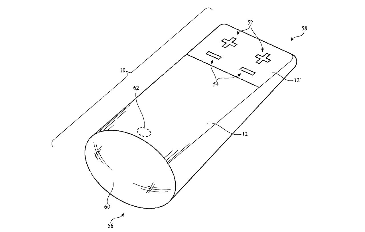Detail from the patent showing a remote control wrapped in fabric