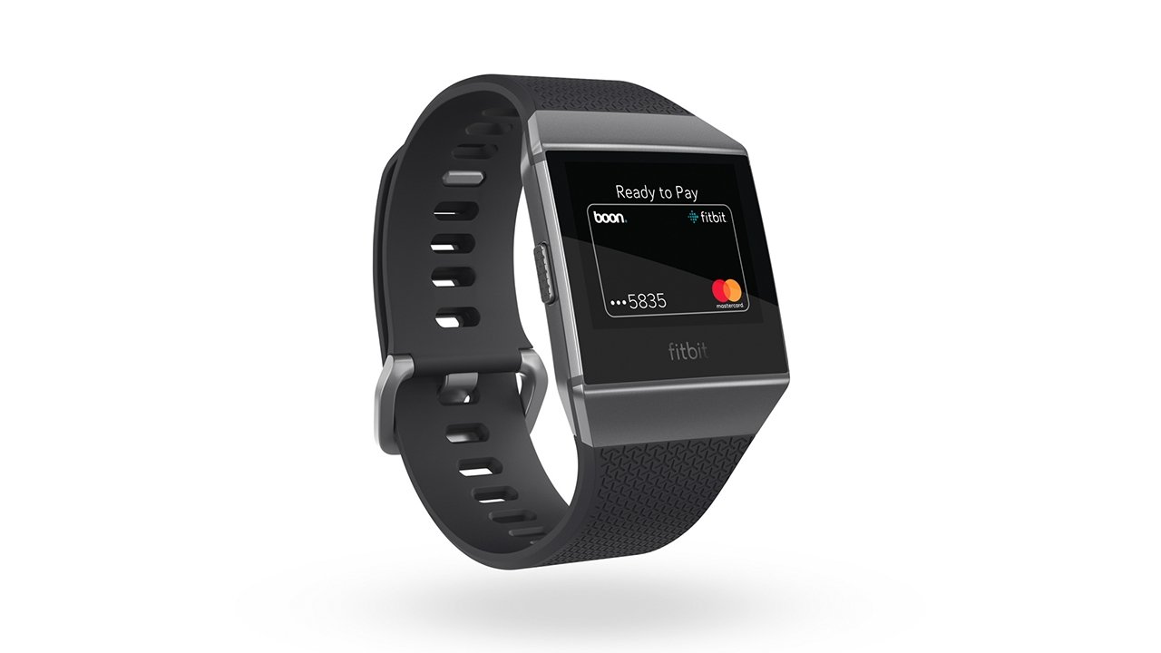 Fitbit ionic smart fitness watch 2025 charcoal smoke